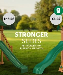 Basic Swing Set with Slide - Image 12