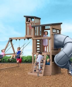 Skyline Lookout Wooden Outdoor Playset - Image 3