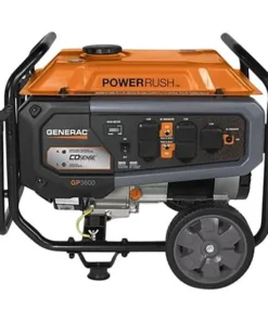 Generac GP Series GP3600 Gasoline-Powered Portables Generators with Recoil Pull Start 7721 – 3,600/4,500W, 120V