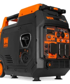 Alternative view of WEN DF480iX Quiet and Lightweight 4800-Watt Dual Fuel RV-Ready Electric Starts.