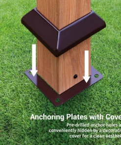 Alternative view of Florence Aluminum Pergola with Canopy Paragons Outdoor
