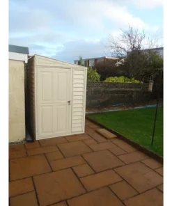 Alternative view of DuraMax Building Products 4-ft x 8-ft Sidemate Off-white Lean-to Vinyl Storage Sheds