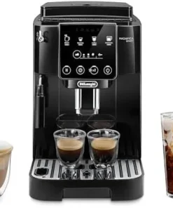 De’Longhi Magnifica Start Automatic Espresso Machine with Manual Milk Frother & Built in Grinder – 3 One-Touch Recipes, Easy-to-Clean, Home Barista Coffee Maker for Lattes, Cappuccino, Iced Coffees