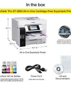 Alternative view of Epson EcoTank Pro ET-5850 Color Lasers