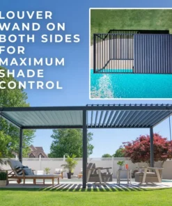 Alternative view of Backyard Discovery Sarasota Louvereds Pergola
